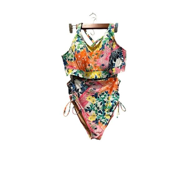 Cacique Other - Swim by Cacique Lane Bryant Bikini Set With Skirt Plus Size 14